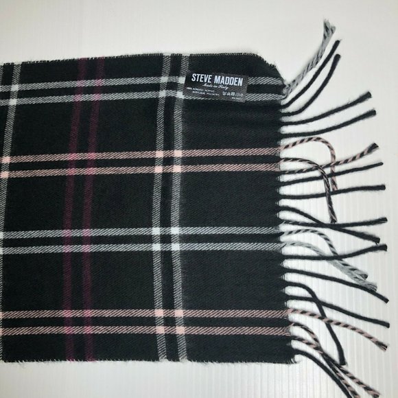 Steve Madden Paisley Scarf 4 Beautiful Plaid Colors to Choose! Great Gift! - Picture 7 of 10